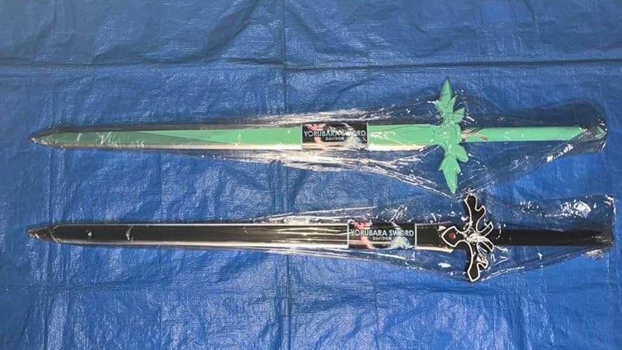 Amazon.co.jp: ソードアートオンライン風 キリト 夜空の剣 ユージオ 青