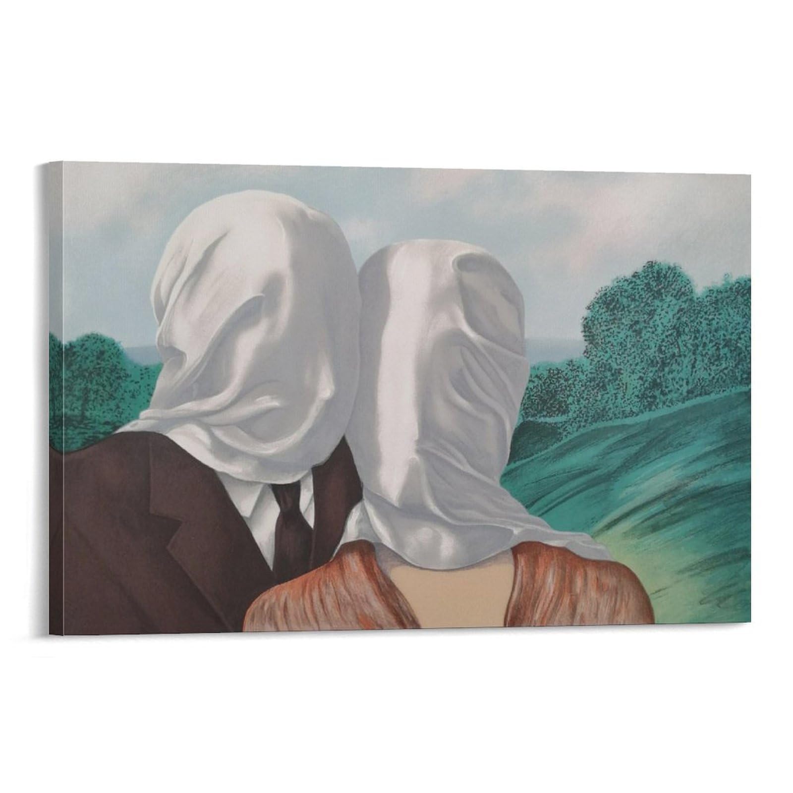 Amazon.co.jp: ルネ マグリットポスター 絵画風景画「恋人たち (1928