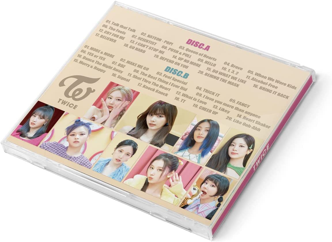 Amazon.co.jp: TWICE CD 最新 2022年新曲 全40曲2枚組CD 完全版 未開封