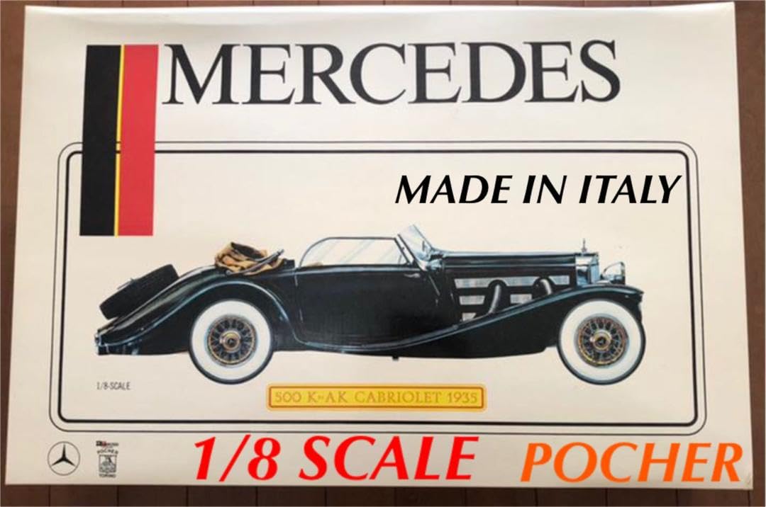 Amazon | メルセデスベンツ 500K-AK 1935年型 1/8 絶版プラモデル