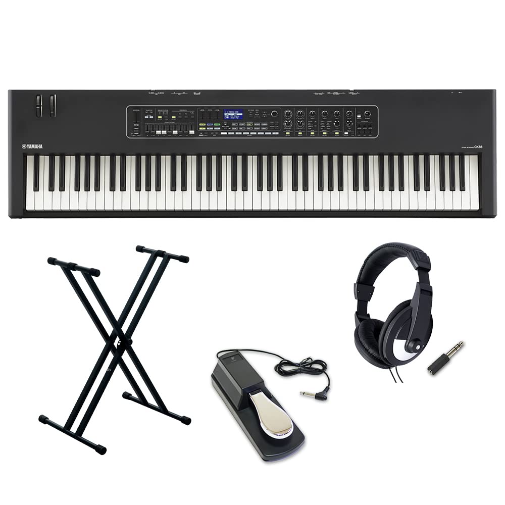 Amazon | YAMAHA CK88 セット ステージキーボード ヤマハ (シンプル