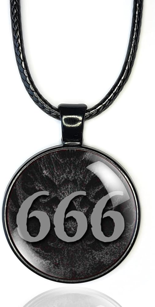 Amazon.com: Satanic Number 666 Pendant, Satanic Occult Jewelry