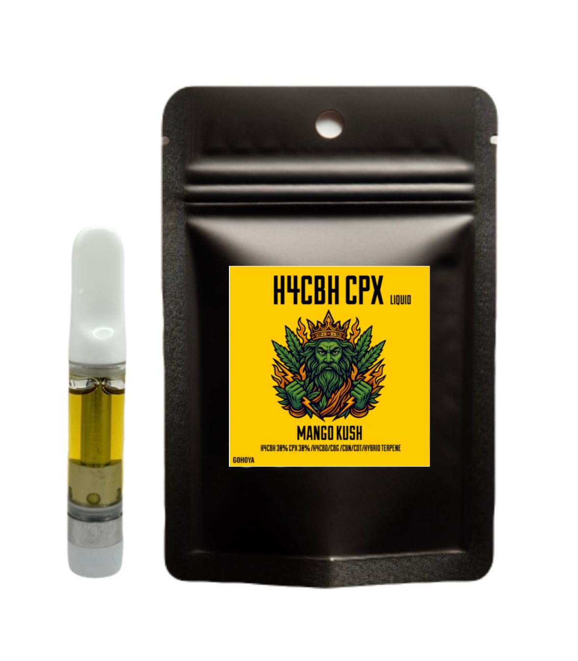 Amazon | 【GOHOYA】H4CBH CPXリキッド 1ml 510規格 thc free (MANGO