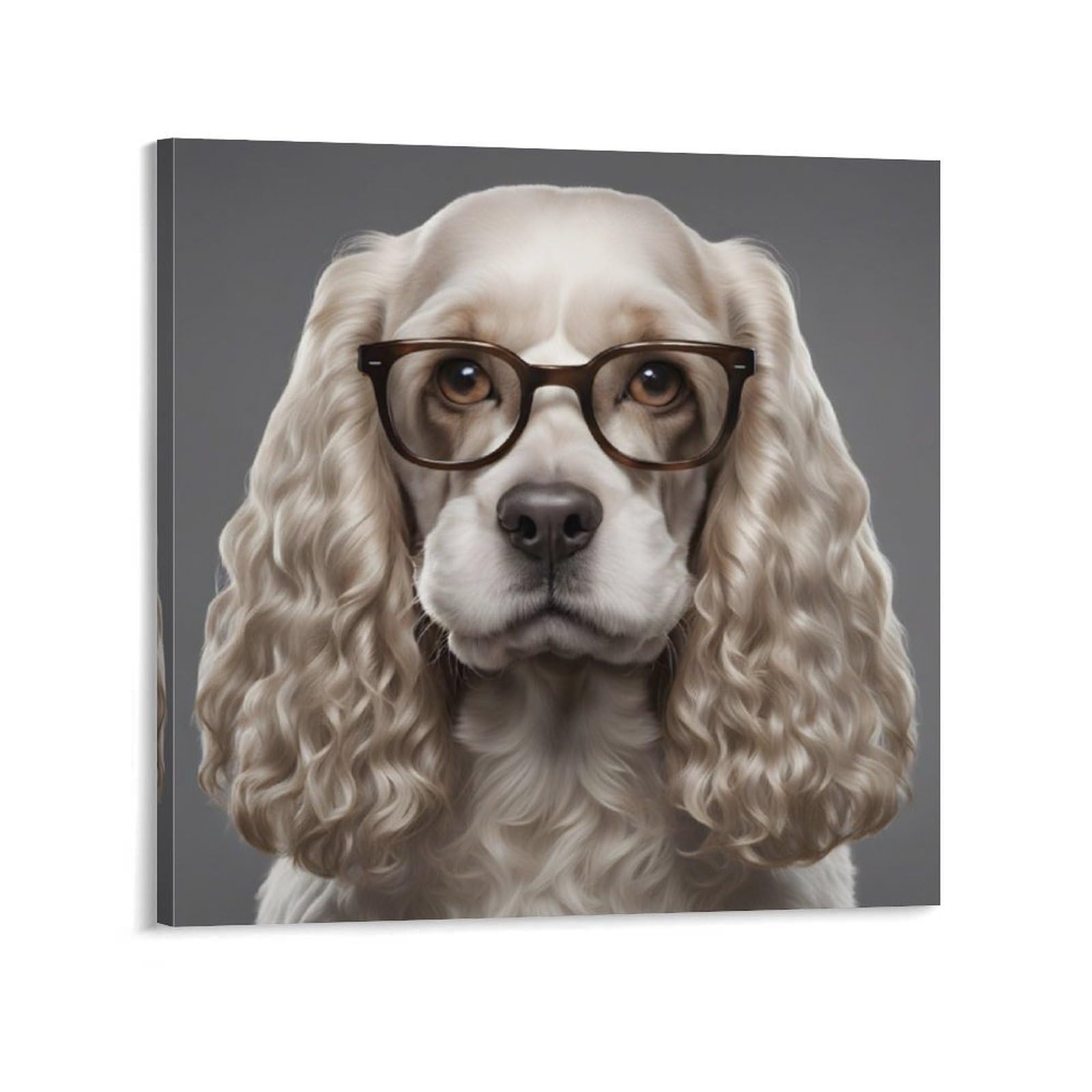 Amazon.co.jp: アメリカンコッカースパニエル犬 絵画 インテリア