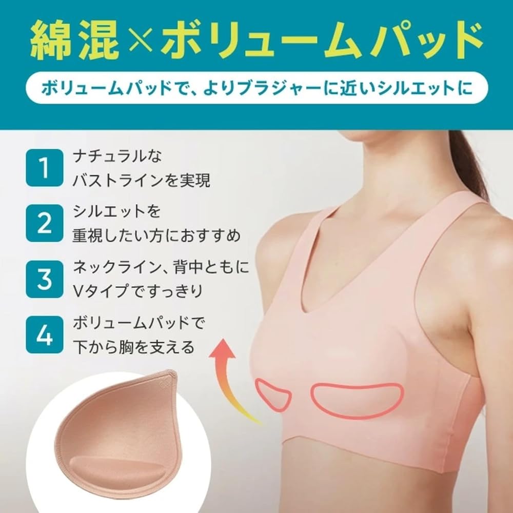 Amazon | [Triumph] スロギー ゼロフィール(R) 綿混 ハーフトップ V