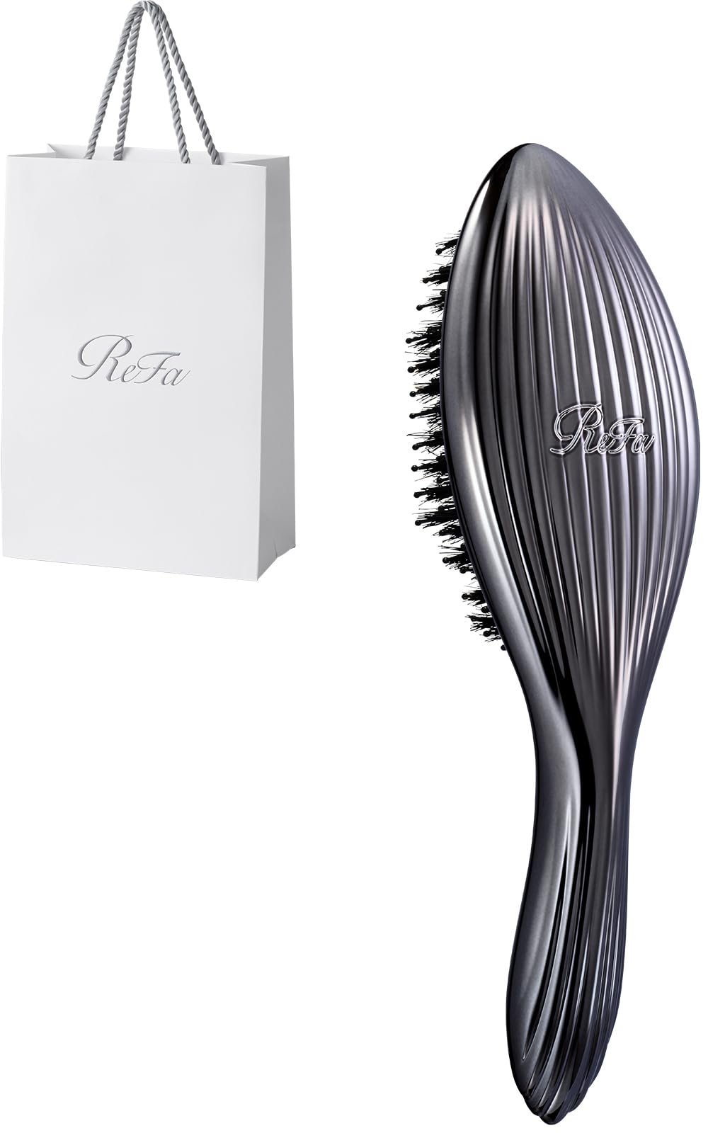 ReFa AILE BRUSH RAY, Black, Shampoo Treatment, Trial Set, Hair