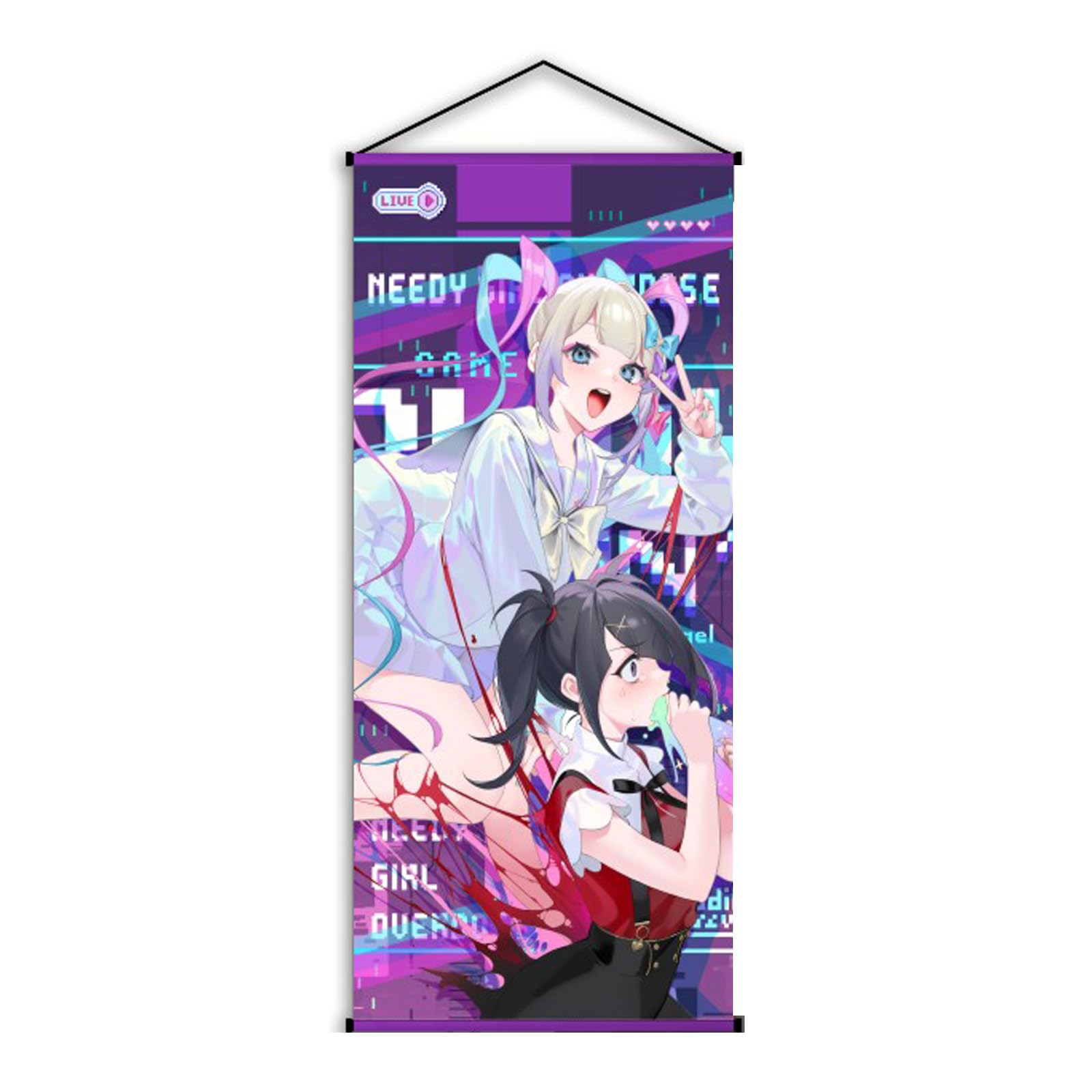 Amazon.co.jp: 二ーディガールオーバードーズ タペストリー 超てん