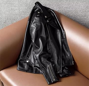 Amazon | [VIIBOY] 革ジャン 本革 本革ジャケット ライダース