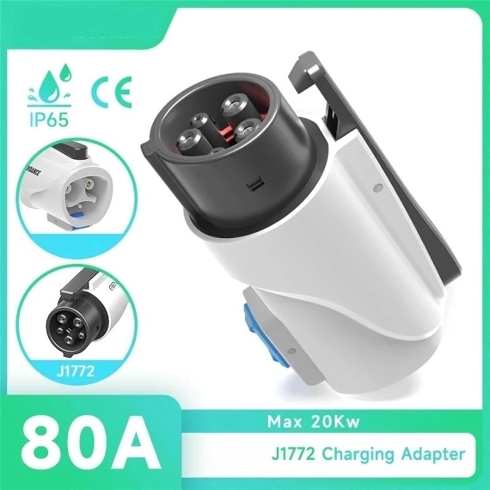 Amazon.co.jp: テスラからJ1772アダプターに対応 80A 20Kw 電気自動車