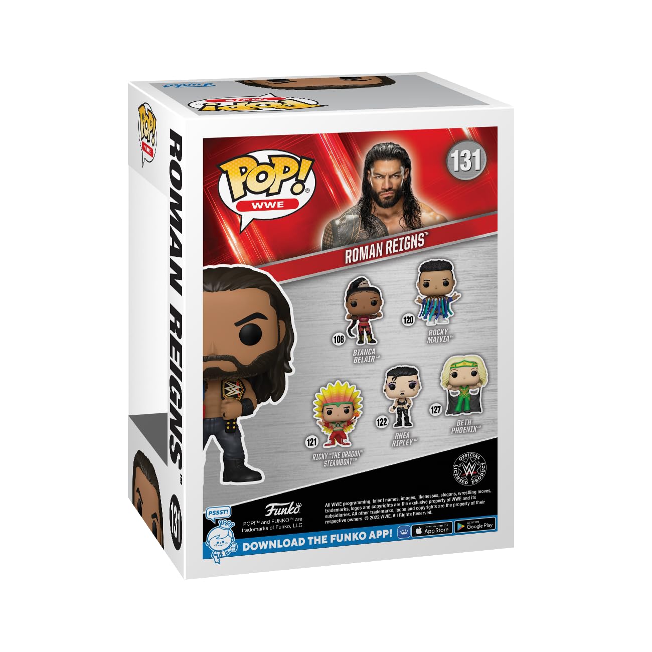 Amazon.com: Funko POP! WWE: Roman Reigns with Belts - Collectable
