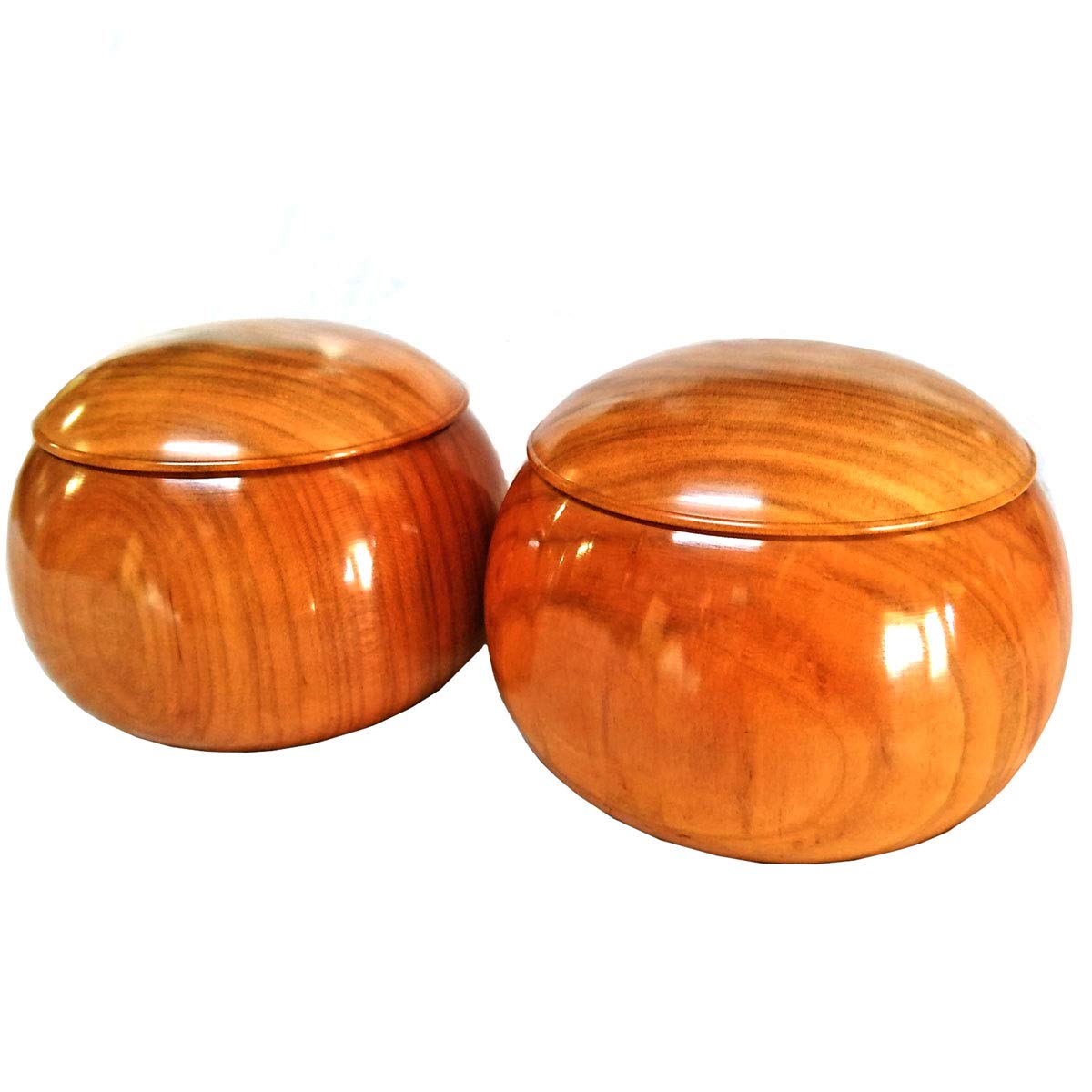 Amazon | 一生もの囲碁セット 本桂二寸 脚付き碁盤 松ランク +手作り