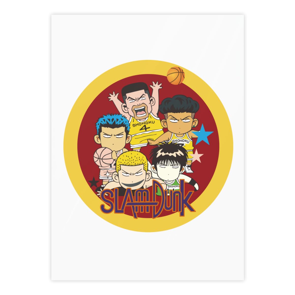 Amazon.co.jp: ステッカー シール スラムダンク クリスタルステッカー