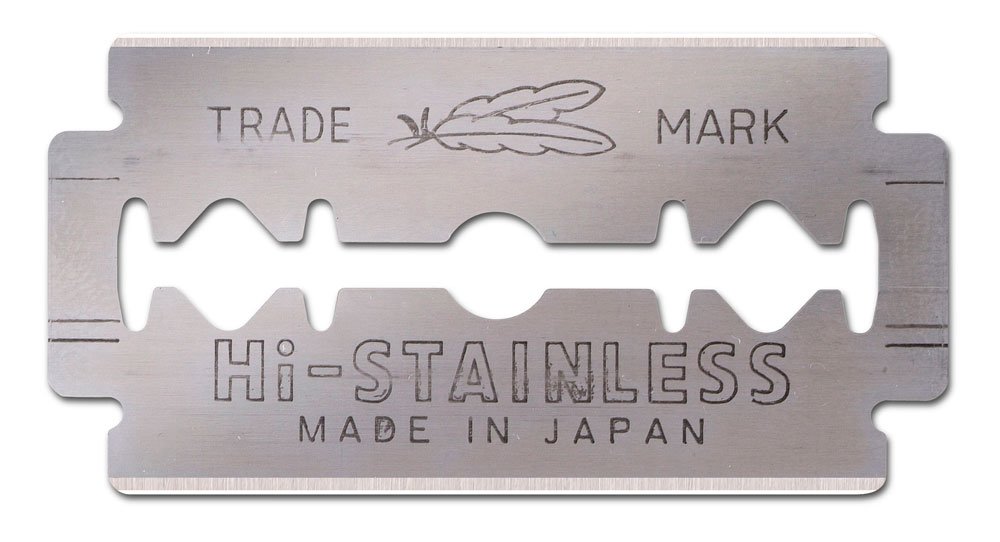 Amazon.co.jp: フェザー ハイ・ステンレス 両刃 10枚入 (箱