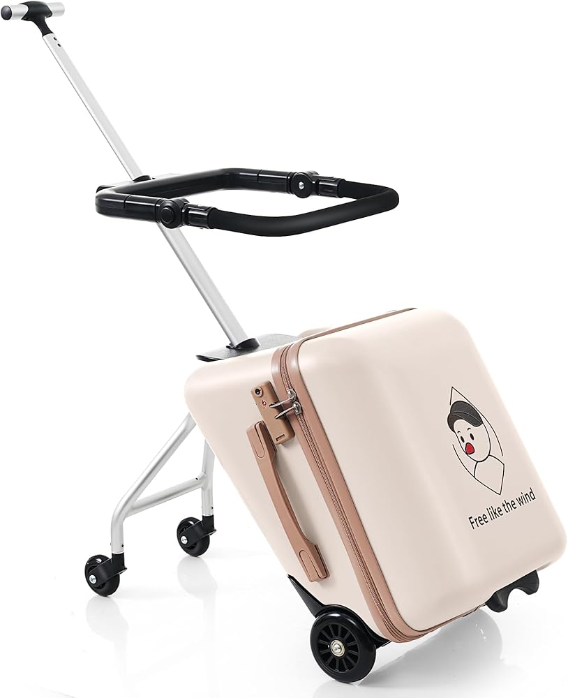 Amazon | [SYNKOWN] スーツケース 子供が乗れる キャリーケース 子供が