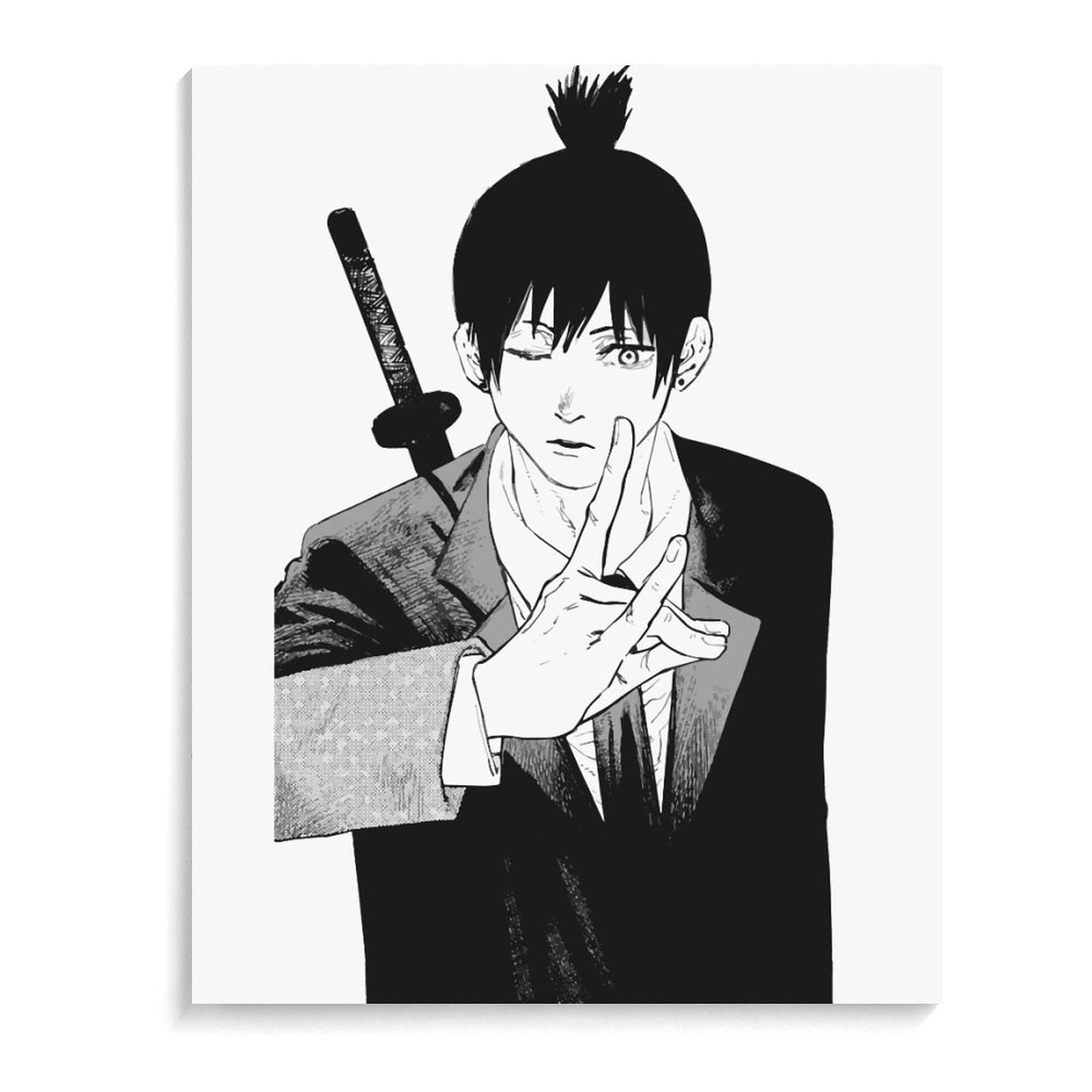 Amazon | チェンソーマン 早川 アキ (2) 数字塗り絵 DIY数字キット 手