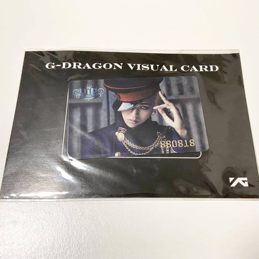 Amazon.co.jp: BIGBANG G-DRAGON VISUAL CARD 会員証 : おもちゃ