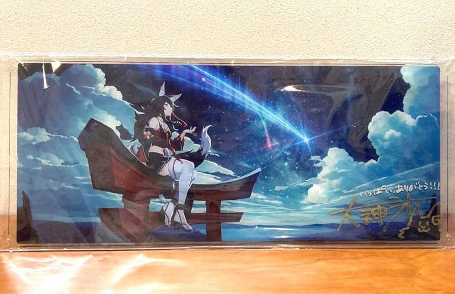 Amazon.co.jp: 大神ミオ 活動1周年記念 直筆サイン入りアクリルパネル