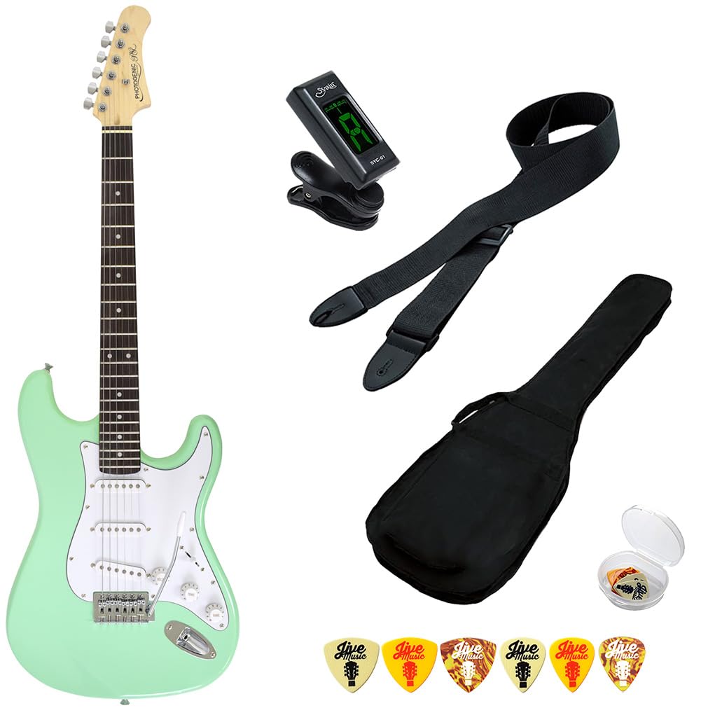 Amazon | エレキギター 初心者セット 6点 PhotoGenic ST180 SFG サーフ