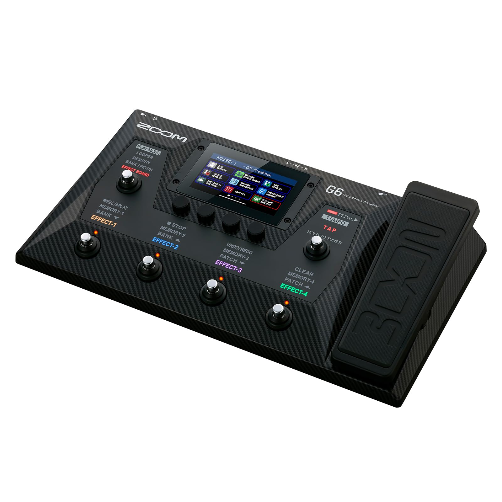 Amazon | ZOOM G6 マルチエフェクター ギター用 135種エフェクト/IR