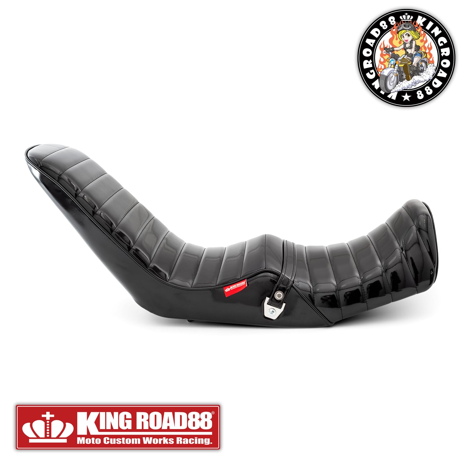 Amazon | King Road 88 XJR400 前期 4HM エナメル ブラック 40cm 三段