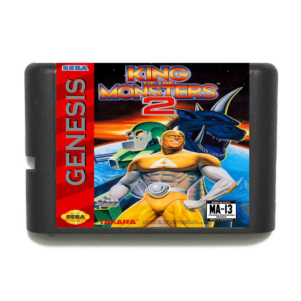 Amazon.com: ROMGame King Of The Monsters 2 16 Bit Md Game Card For