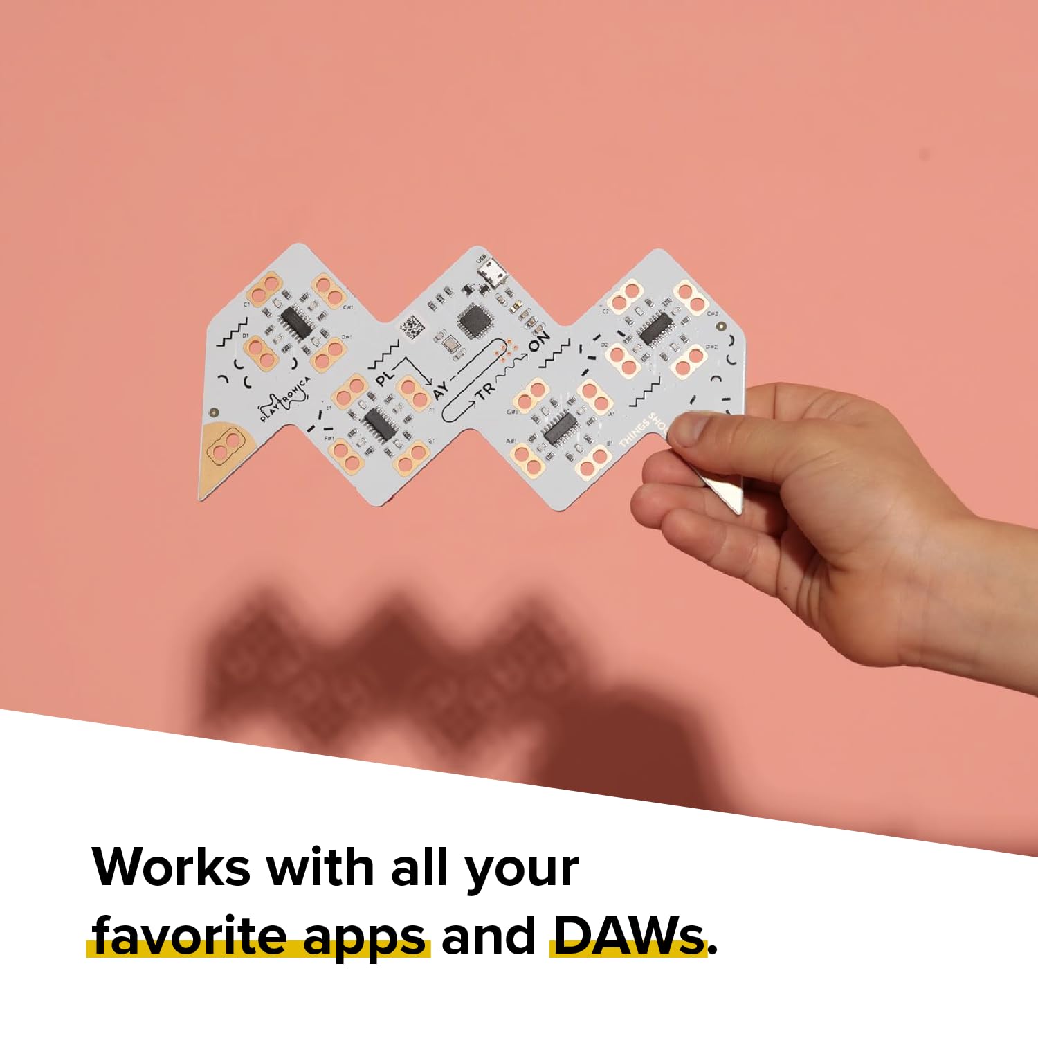 Amazon | Playtron | MIDIコントローラー | 最大16個の導電性