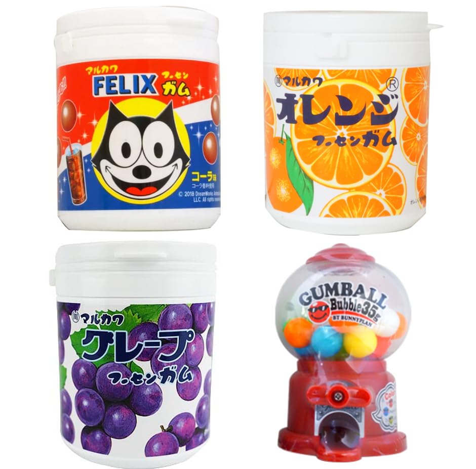 Amazon | マルカワ ガム ボトルガム アソートセット おまけ付 (3種類
