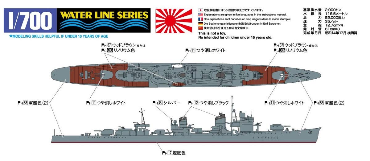 Amazon | 青島文化教材社 1/700 ウォーターラインシリーズ No.469 日本