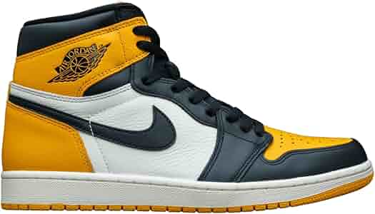 Amazon.com | Jordan Mens Air 1 High OG 555088 711 Taxi - Size 10