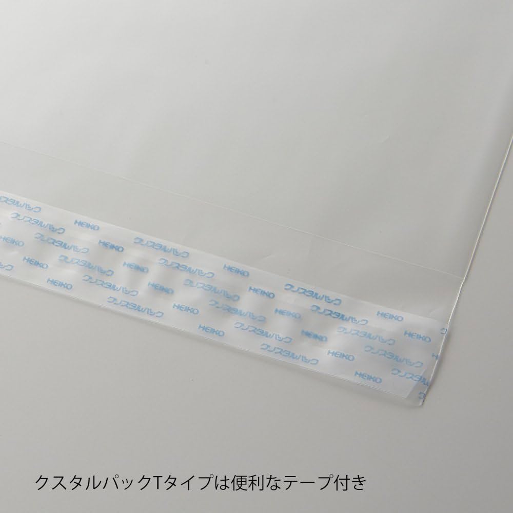 Amazon.co.jp: シモジマ ヘイコー 透明 OPP袋 クリスタルパック テープ