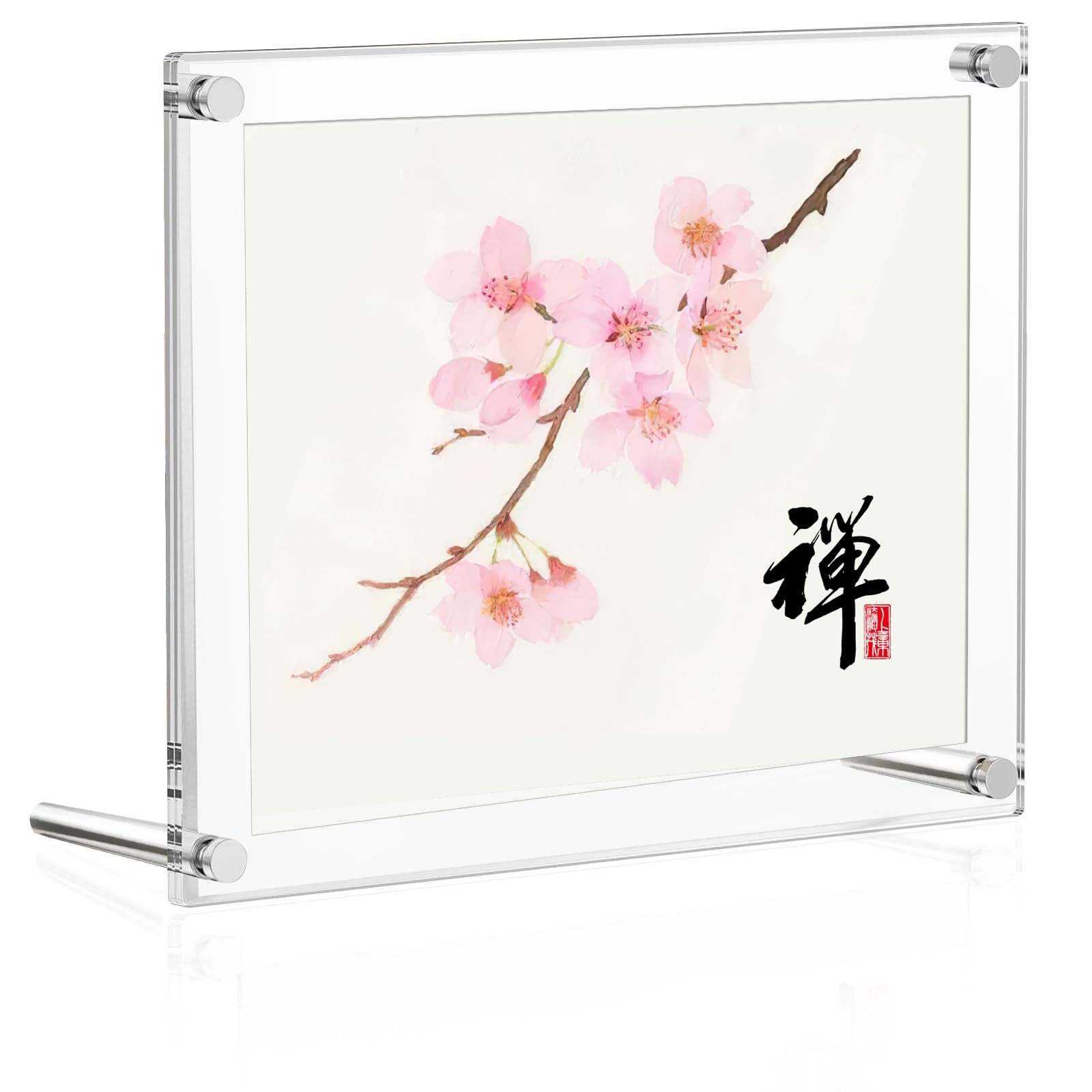 Amazon.co.jp: BlueValley ミニ色紙額縁 アクリルフレーム 寸松庵121