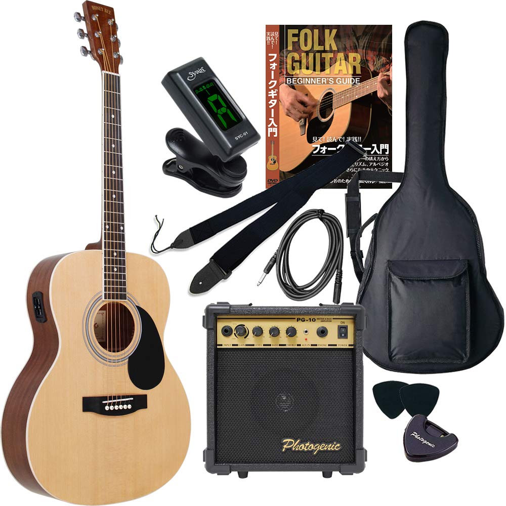 Amazon | HONEY BEE ハニービー アコースティックギター エレアコ F