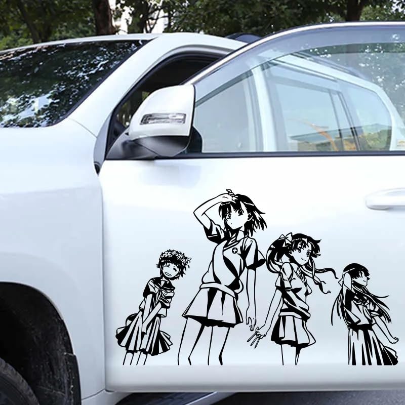 Amazon.co.jp: とある科学の超電磁砲 御坂美琴 車ステッカー カー