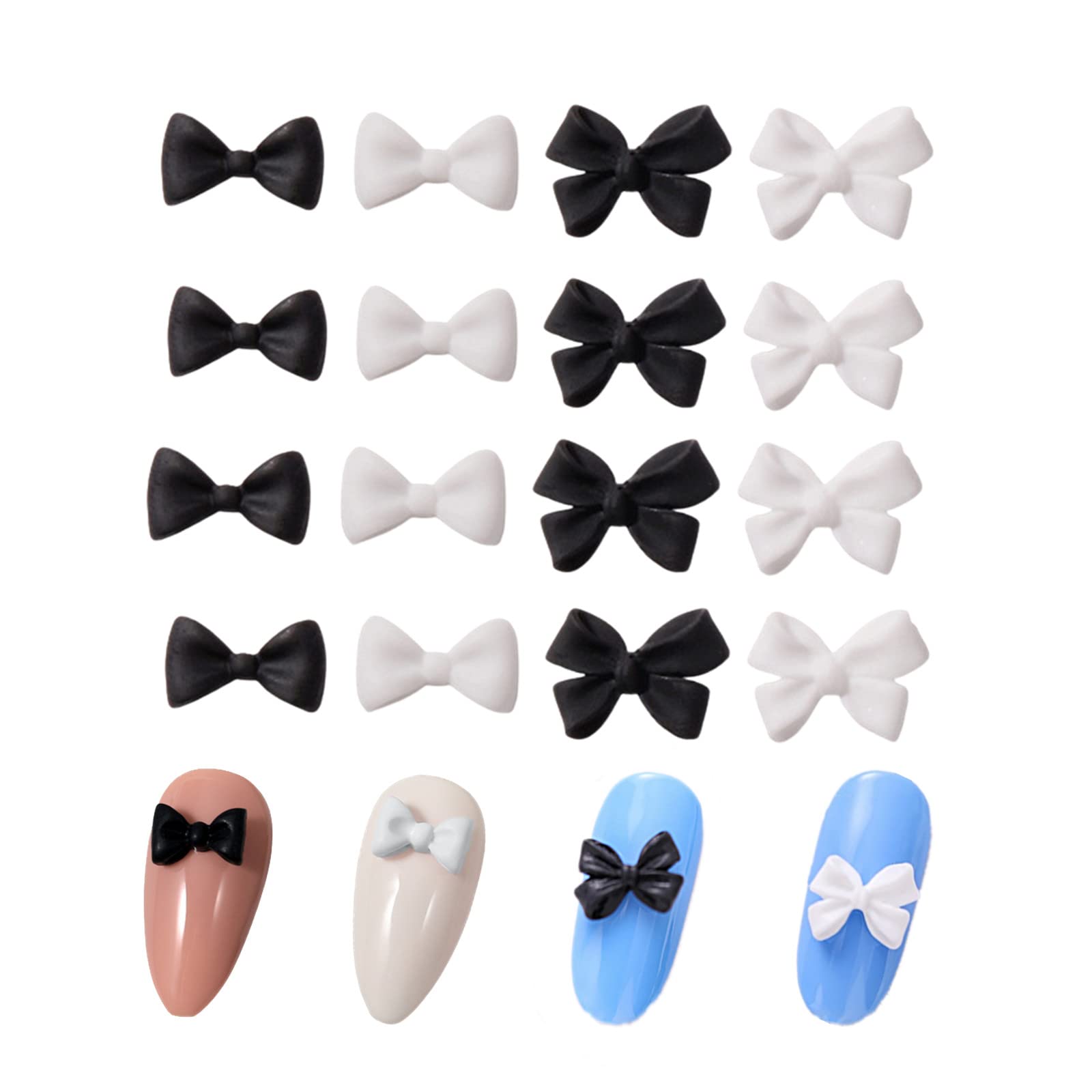 Amazon.co.jp: ネイルパーツ リボン 約200個入り 3D 立体 蝶結び