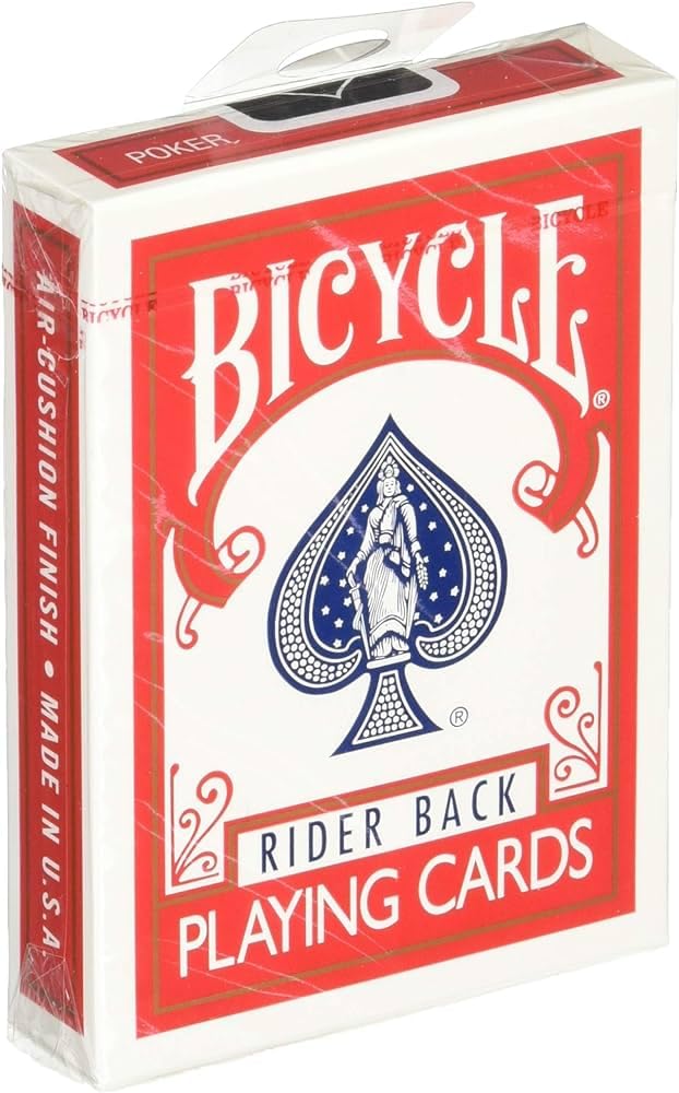 Amazon.co.jp: Playing Cards Bicycle Rider Back Red Bicycle for