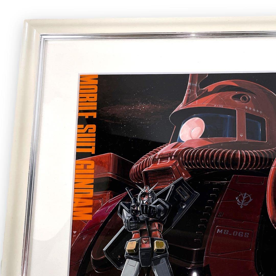 Amazon.co.jp: 激レア 大河原邦男展 展 複製原画 赤い彗星 シャア専用