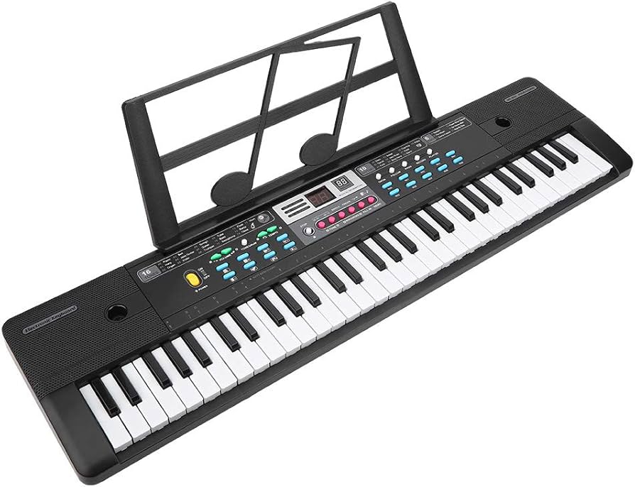 Amazon.co.jp: Hopcd 電子ピアノ 初心者向 61 鍵盤 コンパクト 初心者