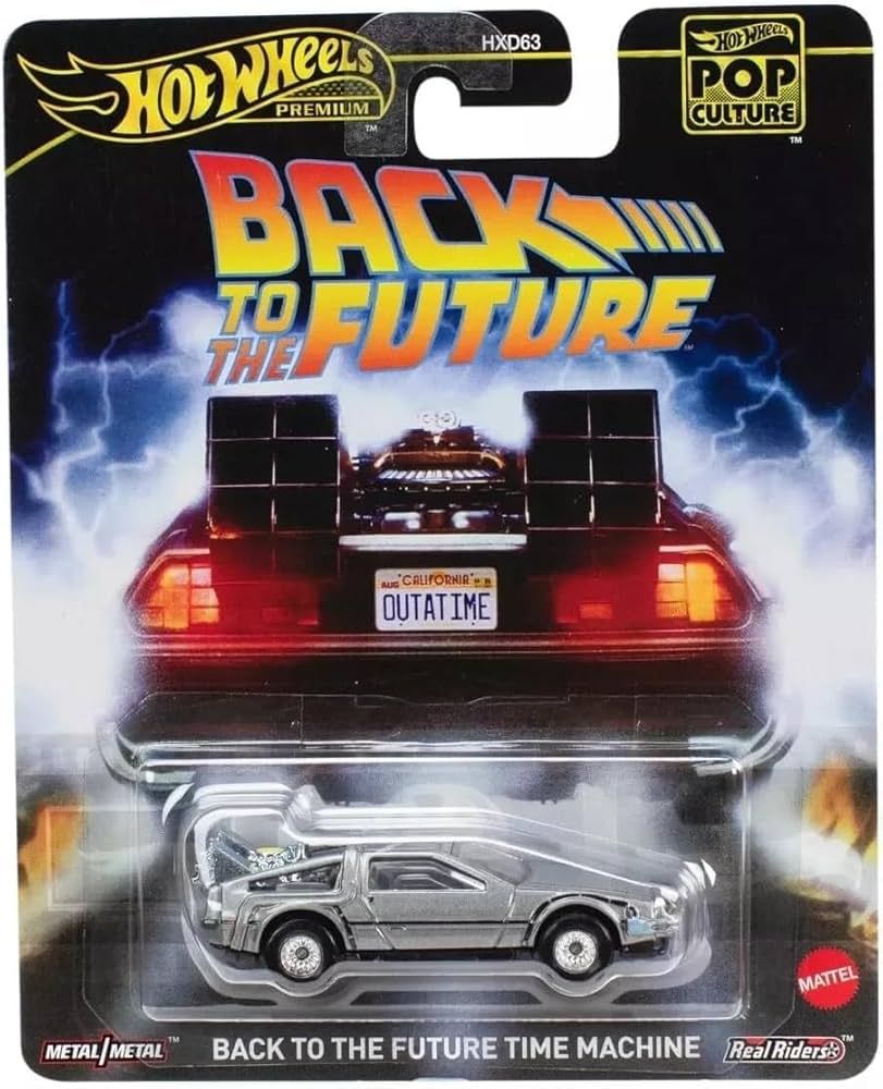 Amazon.com: Hot Wheels Collector BTTF DeLorean DMC12 : Toys & Games