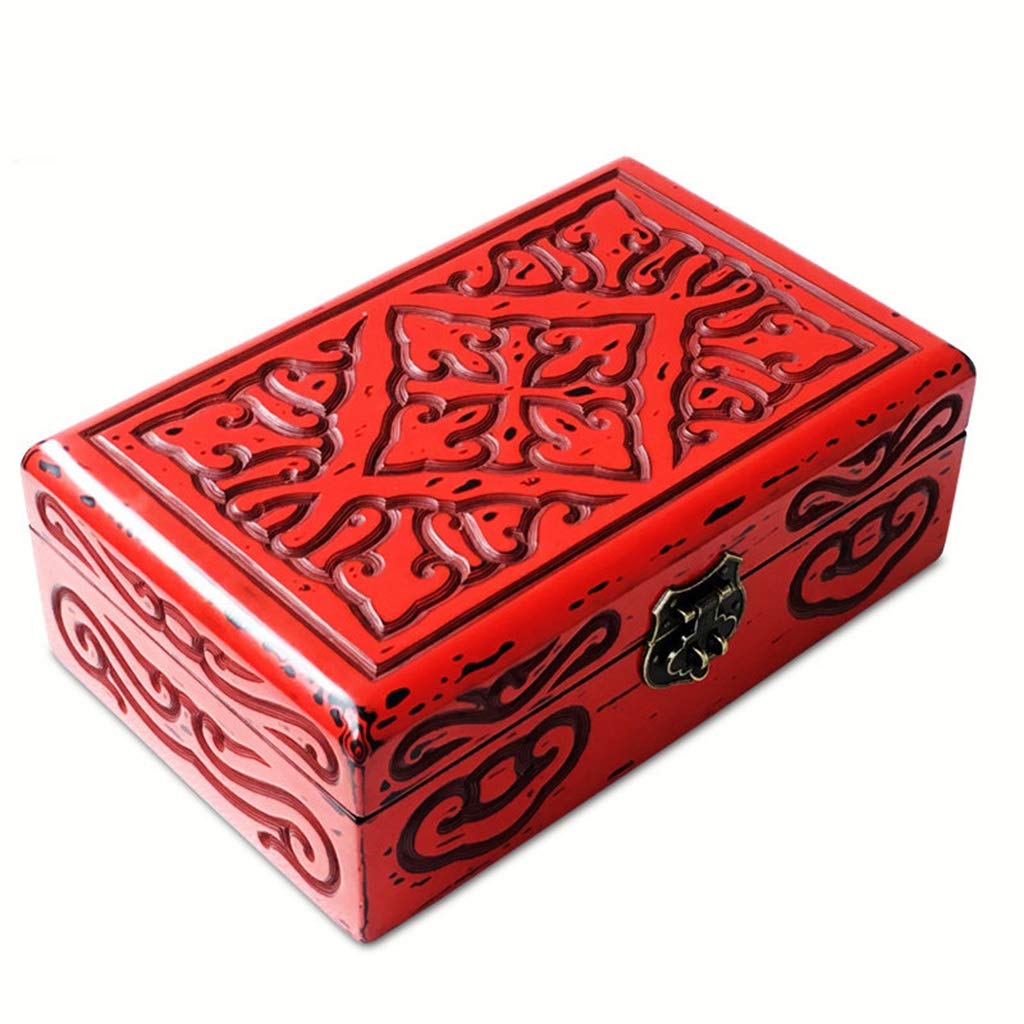Amazon｜宝石箱中国彫刻手描き漆塗りの宝石箱アートワーク、中国東洋の