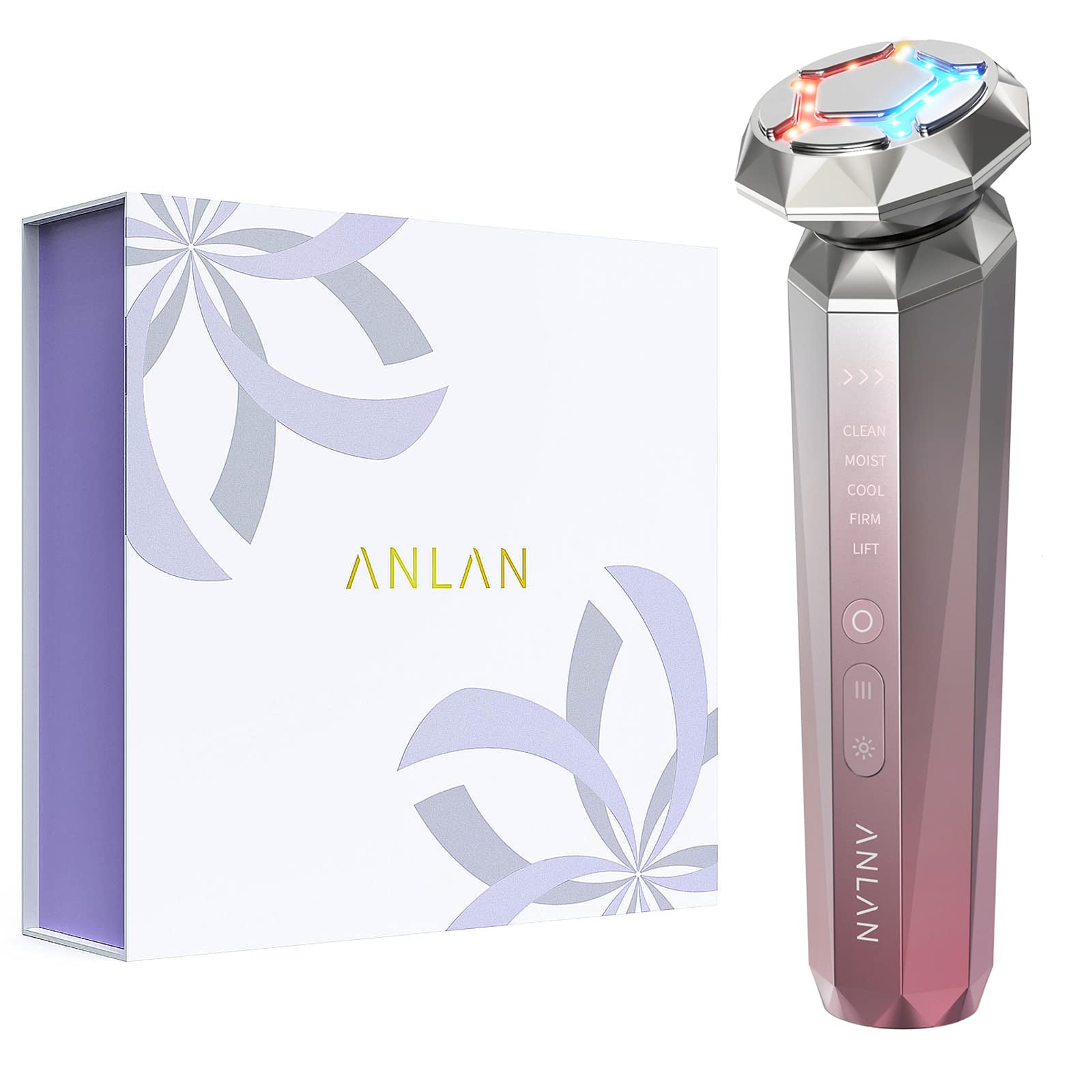 Amazon.co.jp: 【美人百花RF美顔器部門NO1】ANLAN RF温冷美顔器 RF美顔