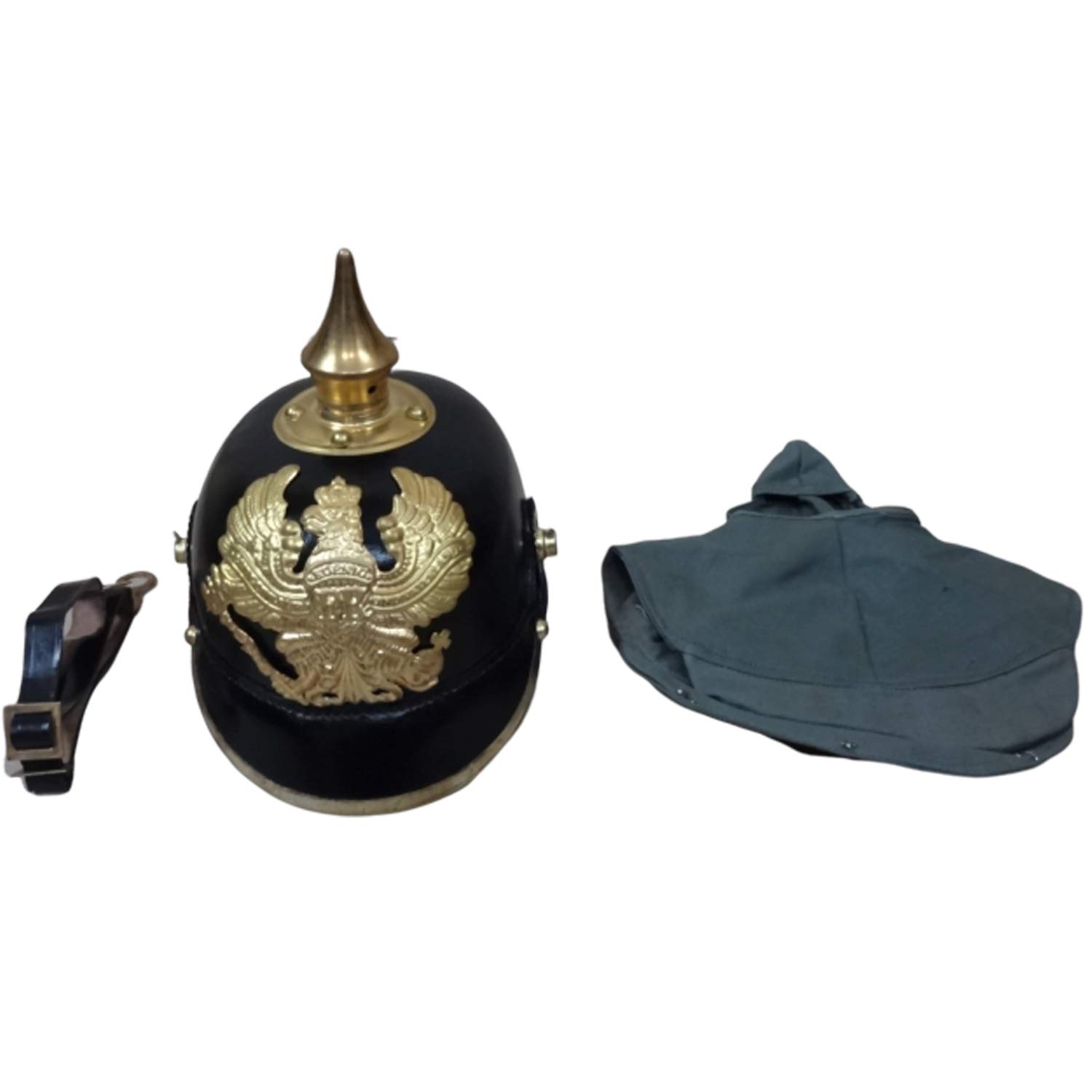 Amazon | 帝国ドイツのスパイク付きピッケルハウベ役員ヘルメット