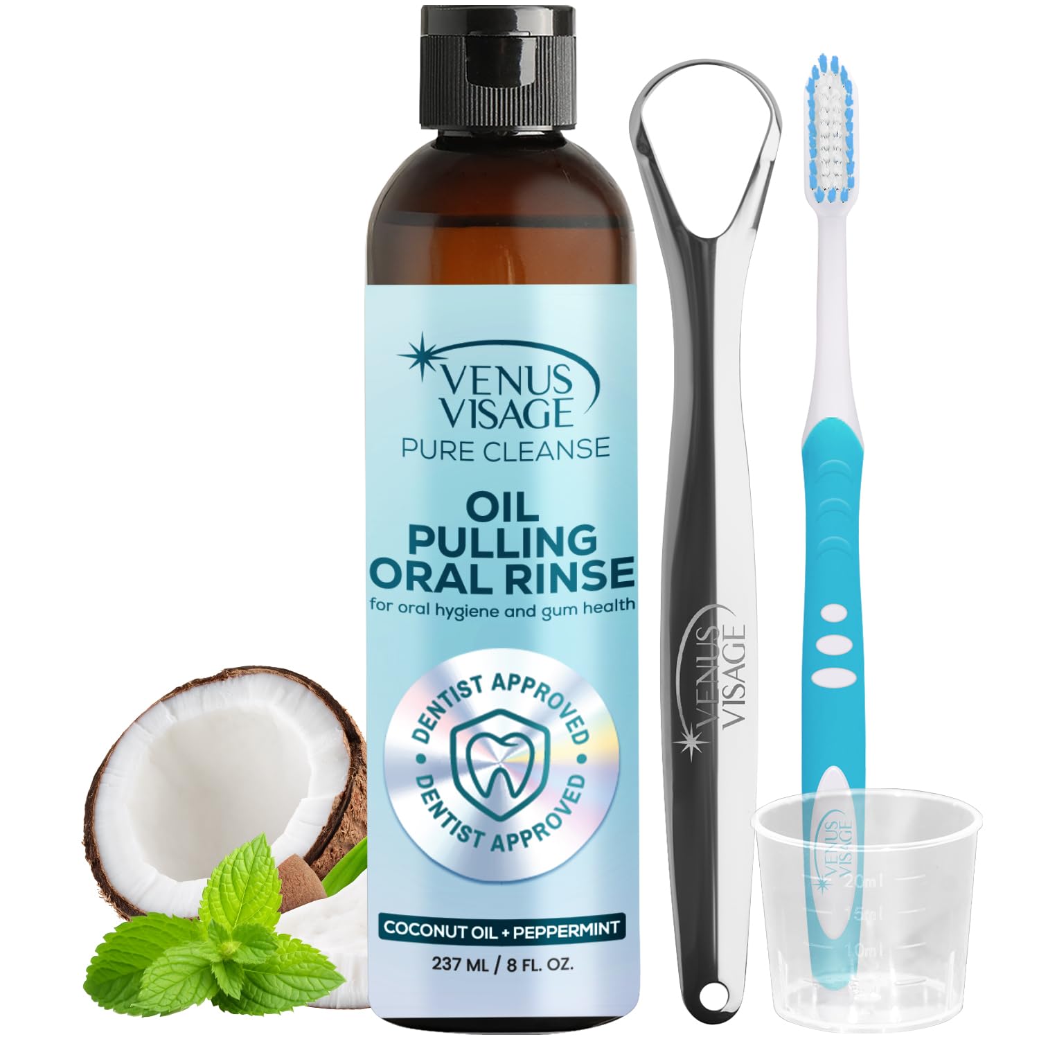 Amazon.com : Venus Visage Coconut Oil Pulling for Teeth with