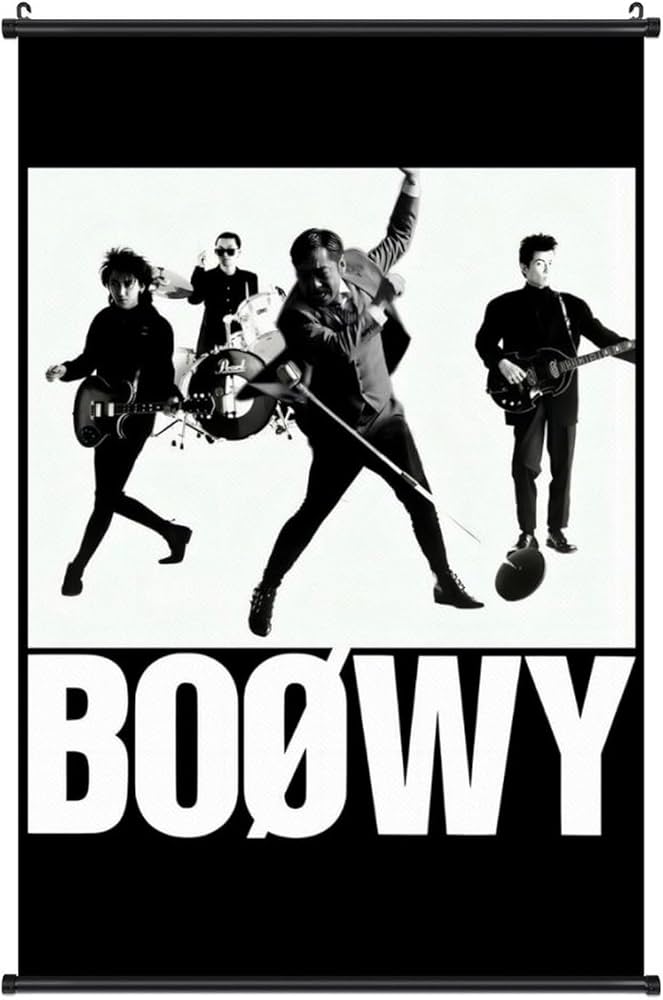 Amazon.co.jp: タペストリー ボウイ Boowy BOØWY 掛ける絵 巻物 軸物