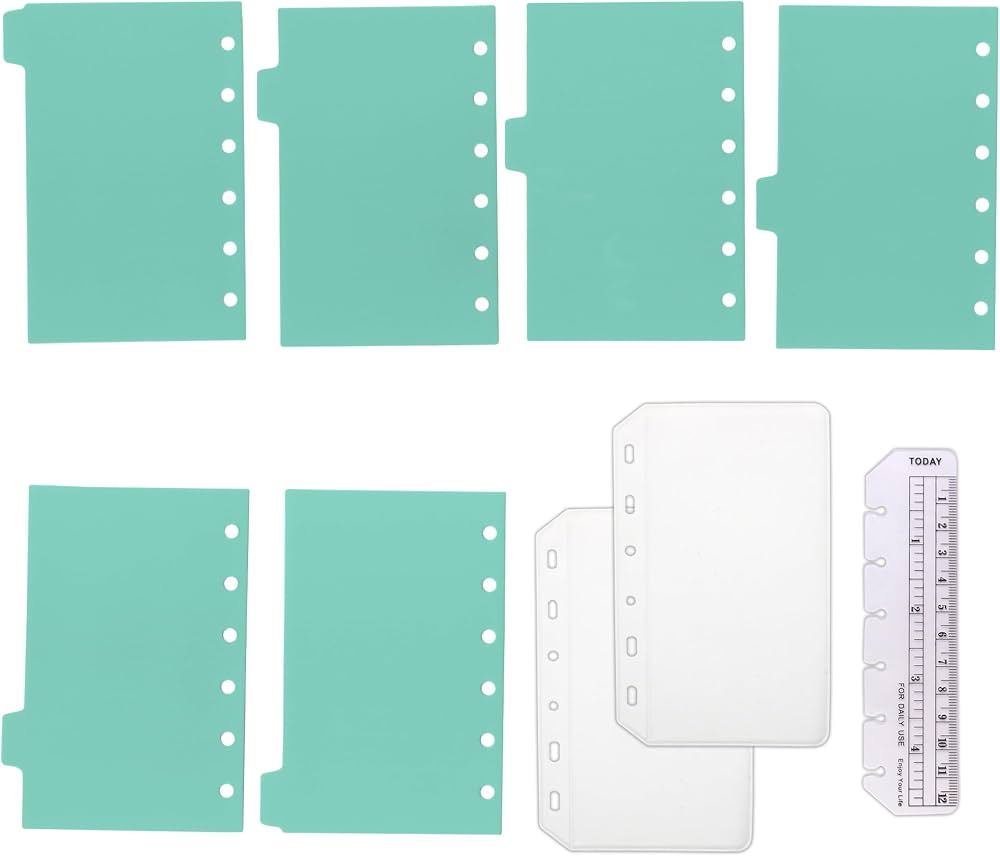 Amazon.co.jp: TSUKURIRO ミニ6 プラスチック インデックス 6穴