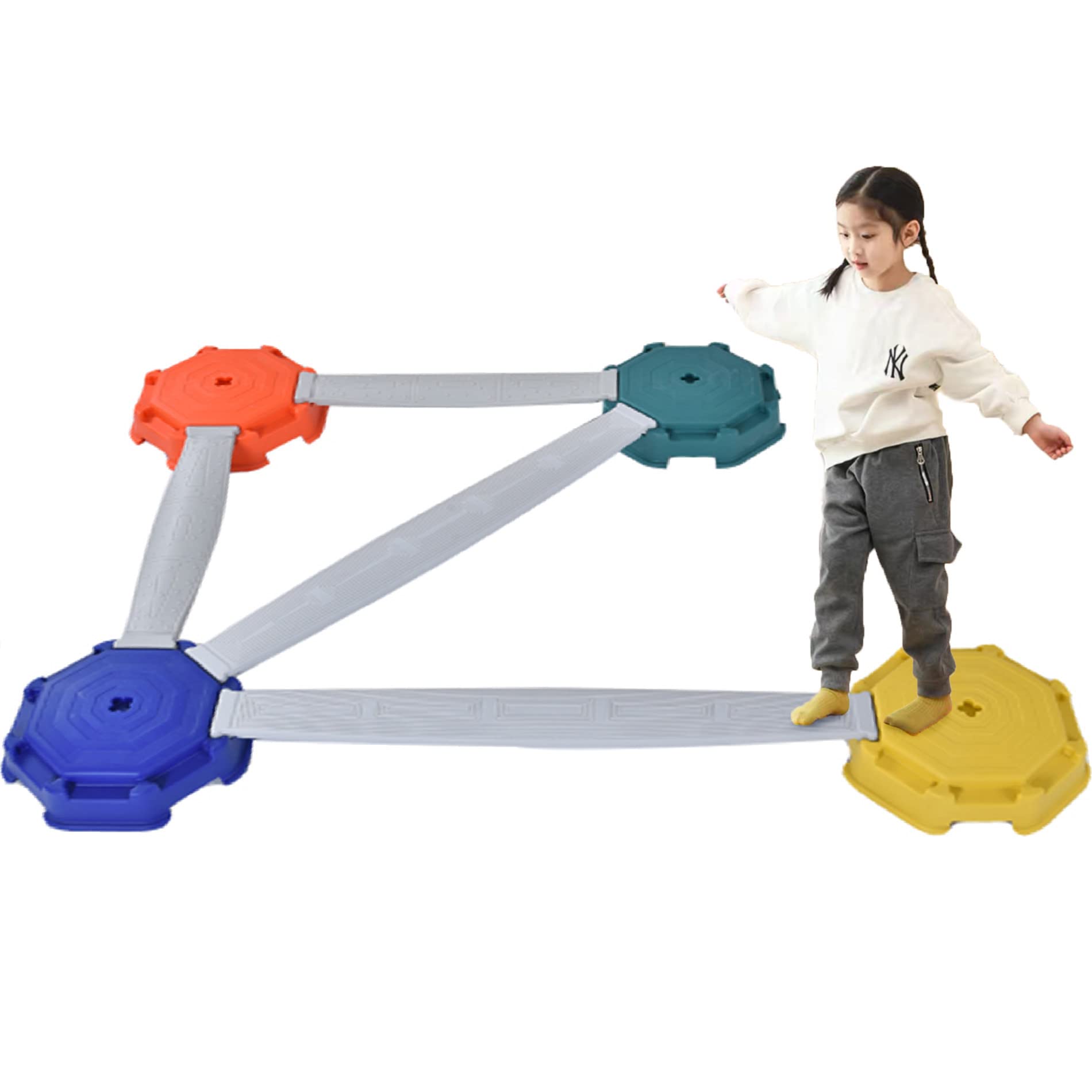 Amazon.co.jp: 平均台 幼稚園 平均台セット 子供用 バランスストーン