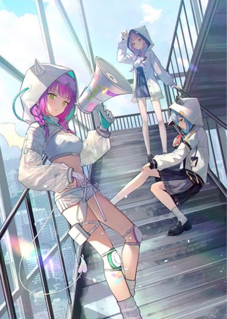 Amazon.co.jp: 常闇トワ 湊あくあ 星街すいせい タペストリー : ホビー