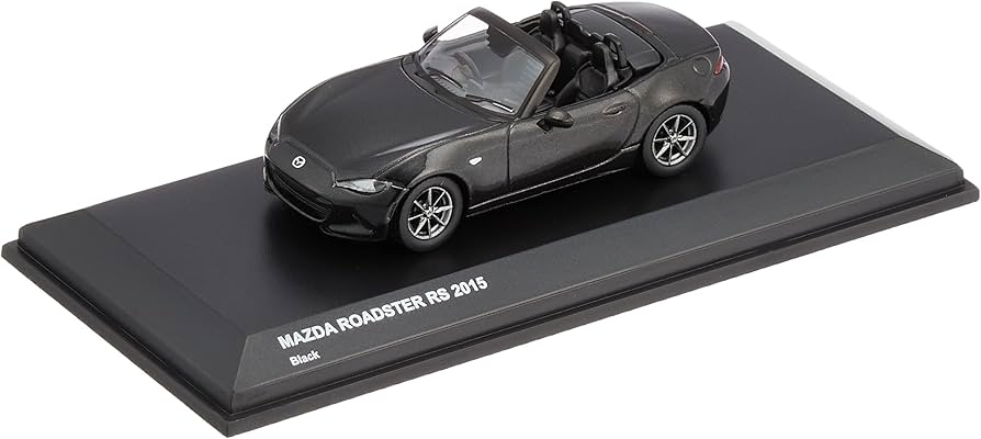 Amazon | 京商 1/64 マツダ ROADSTER RS 2015 ブラック 完成品