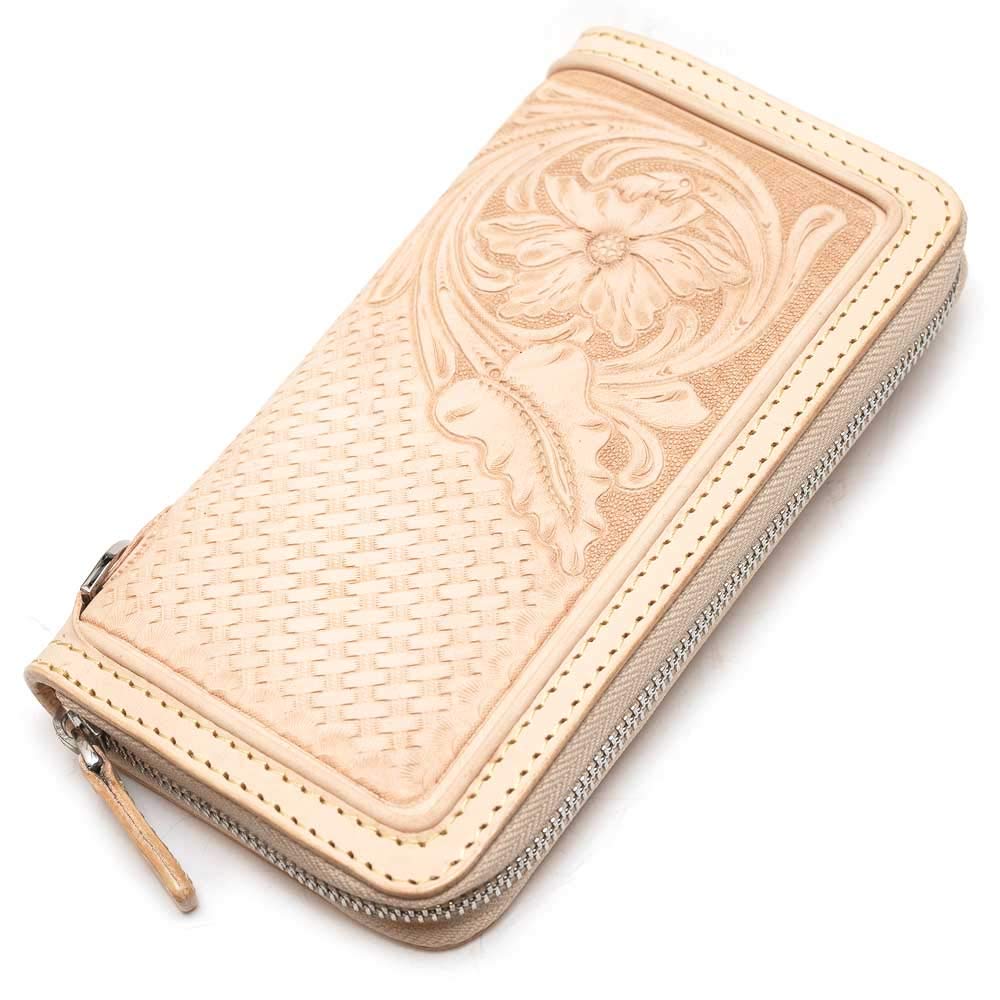 Amazon.co.jp: [Mama kin'] ラウンドファスナー/長財布/メンズ財布