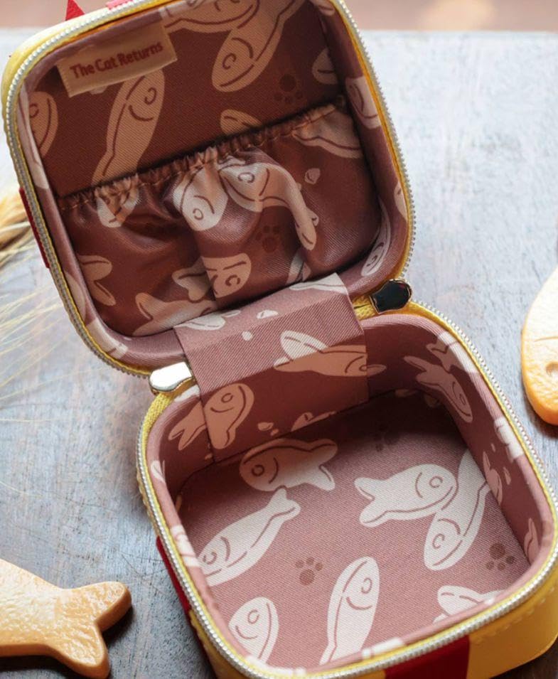 Amazon.co.jp: 猫の恩返し アクセサリーケース おさかなのクッキー箱