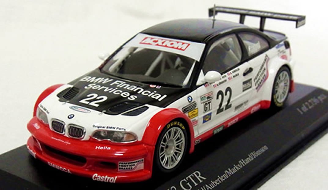 Amazon | ミニチャンプス 1/43 BMW M3 GTR 2004年 ALMS デイトナ24時間